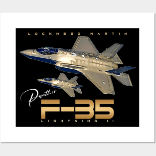 F-35 Lightning II Us Air Force Fighterjet Posters and Art